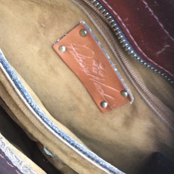 Patricia Nash vintage leather purse bag crossbody travel club vacay western - Picture 7 of 14